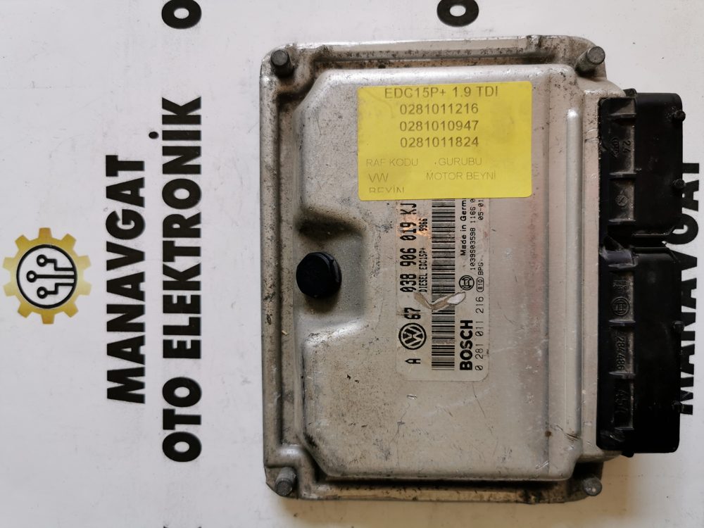BOSCH EDC15P MOTOR BEYNİ ECU 0281011216 038906019KJ VW 1.9 TDI +