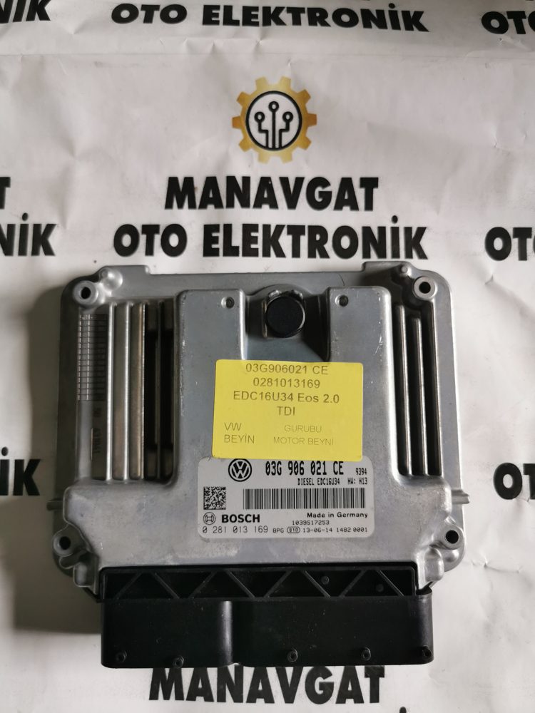 BOSCH EDC16U34 MOTOR BEYNİ ECU 0281013169 03G906021CE VW EOS 2.0 TDI